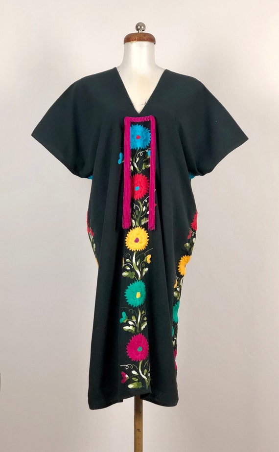Mexican kaftan, Oaxaca dress, mexican dress, Mexic