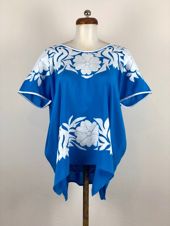 Mexican embroidered blouse, Mexican blouse with ha
