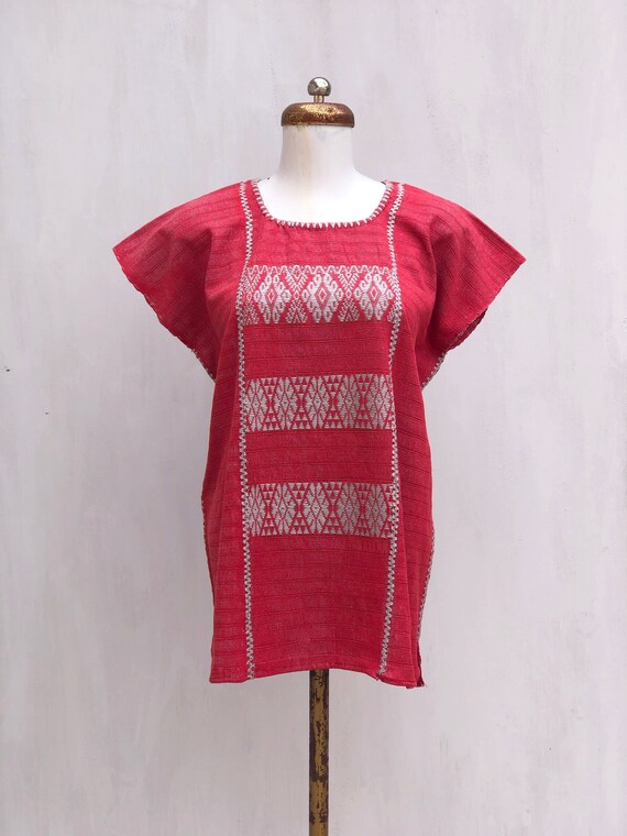 Woven mexican blouse, Mexican blouse, woven mexica