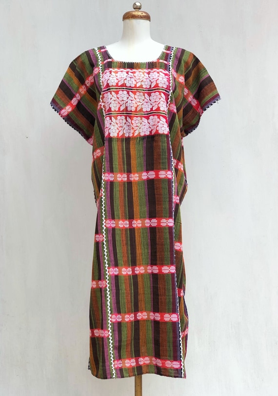 Mexican dress, Hand woven mexican dress, huipil dr