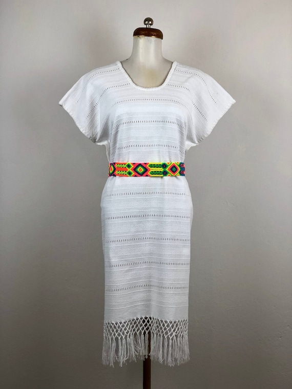 Mexican white dress, mexican dress, Mexican embroi
