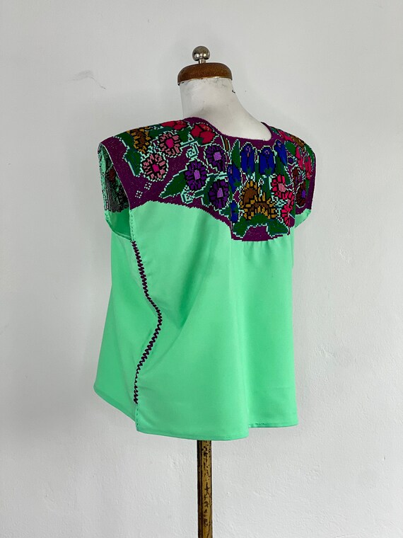 Hand Woven mexican blouse, woven blouse, Mexican … - image 3