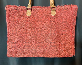 Triple Fork Ranch Weekender Bag in Scarlet