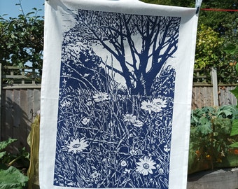 Tea Towel - 100% Organic, Fairtrade, Cotton , Sustainable And Ethical Gift Idea | Made in the UK