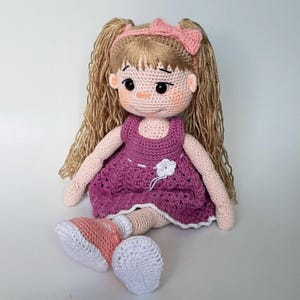 Crochet Doll Pattern PDF – Amigurumi Doll Tutorial – Instant Download – Handmade Doll s – Easy Step-by-Step Instructions