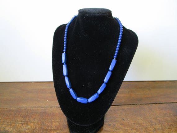 Lapis Lazuli Necklace, Lapis Lazuli jewelry, Lapi… - image 2