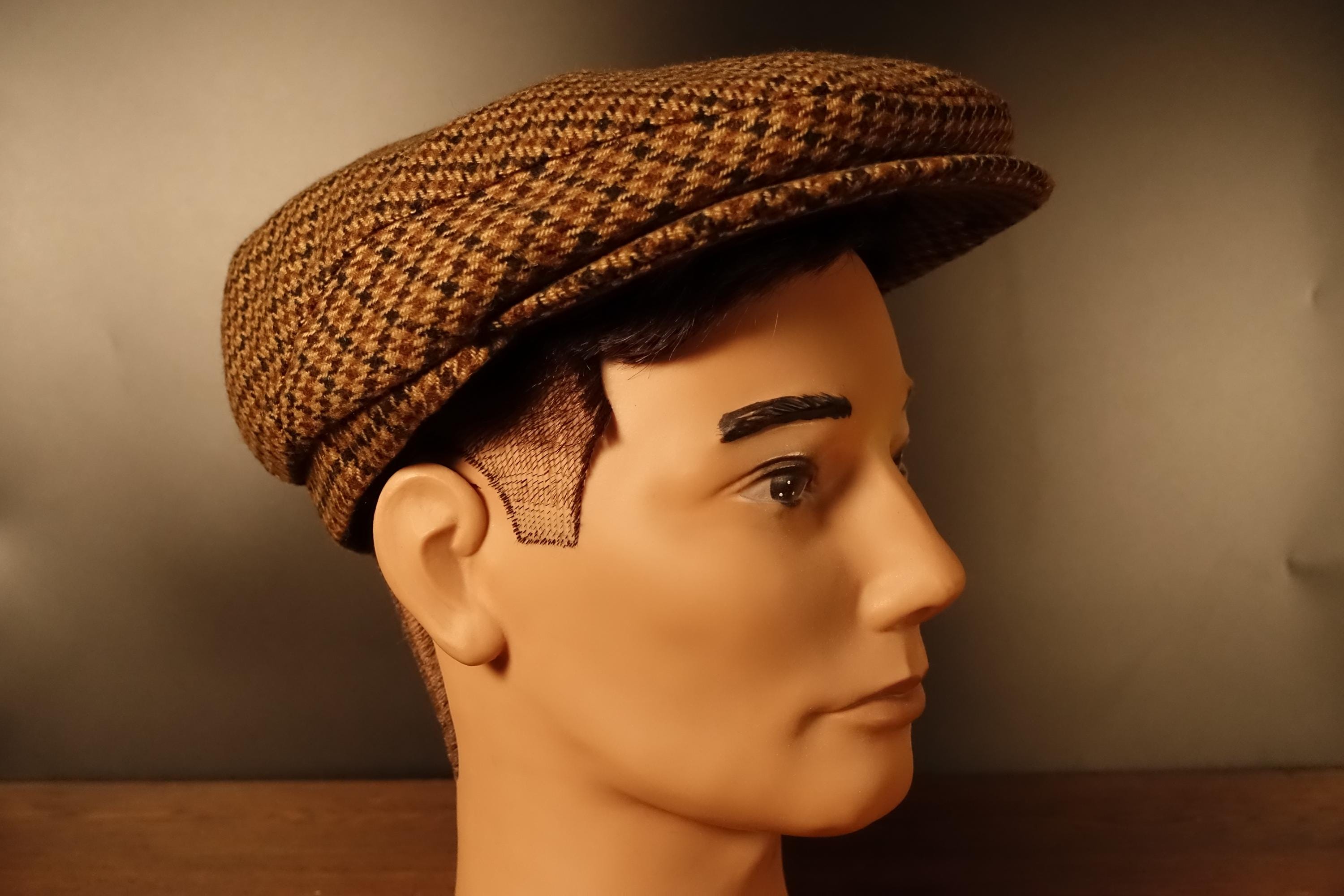 Vintage Wool Newsboy Cap: Rust Brown Baker Boy Hat, XL - Etsy