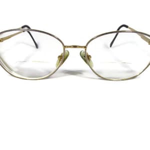 Vintage Titanium Eyeglasses Womens Vintage Full Frame Eyeglasses, Titanium Frame Glasses Gold Glasses Round Glasses  Vintage Eyewear