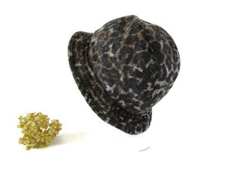 Vintage Phillip Treacy Leopard Print Hat with Bow - Etsy 日本
