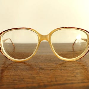60s Vintage Glasses Eyewear Women's Vintage Frame Prescription Eyeglasses Translucent Frames Eyeglasses Old Glasses Hipster Glasses