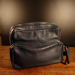 Y2K Vintage LUMI Finland Real Leather Cross Body Bag Finnish Designer Shoulder Bag Leather Women&#39;s Blue Purse Handbag Girlfriend Gift