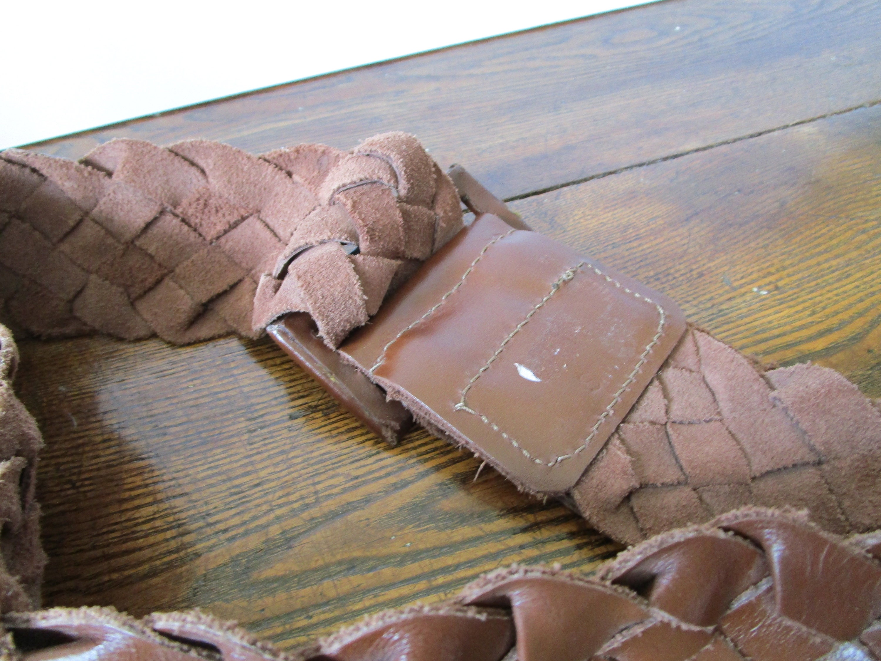 Southwestern Boho Leather Woven Belt Size Small Southwestern Whipstitch Belts | Boot Barn main image 4