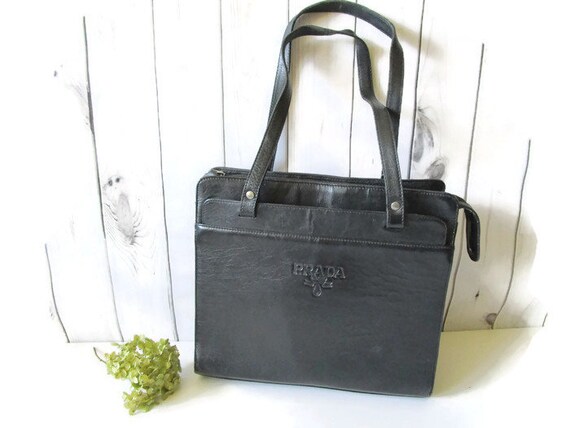 structured black purse