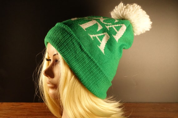 Vintage Boston Celtics NBA green knit Winter Hat Beanie Cap
