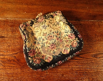 Vintage Gobelin Handtasche: 1950s Norwegische Geldbörse