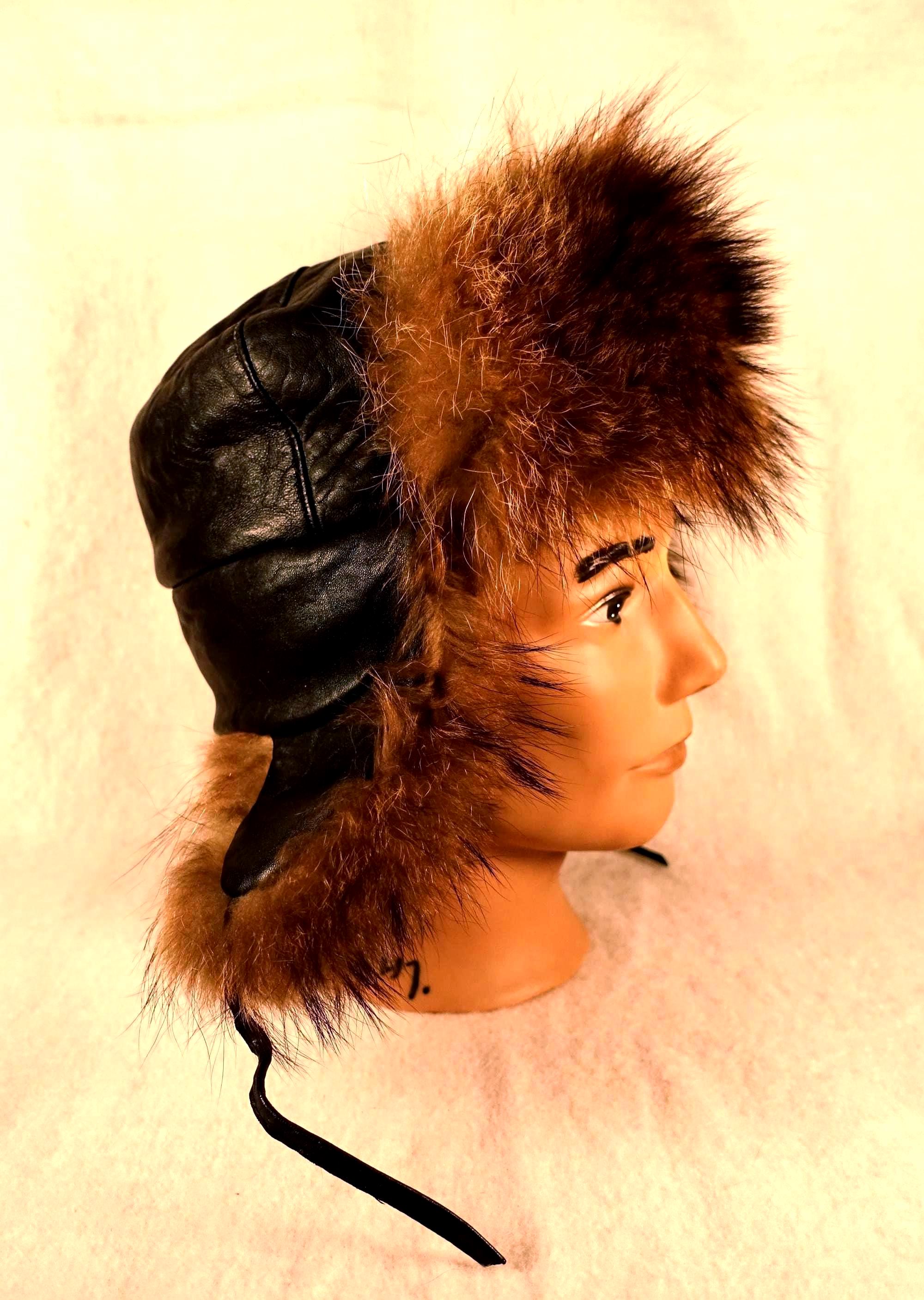 Winter Hat Faux Fur Russian Style Retro 70s 80s Winter Fashion Handcrafted Warm 1970s Russian Hat - Etsy Canada main image 2
