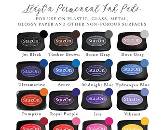 Stazon Ink Color Chart