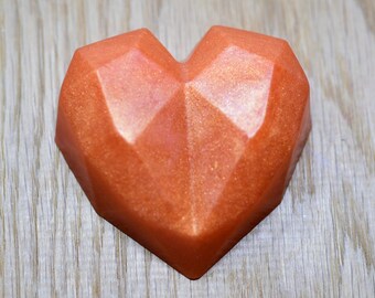 Geometric Heart soap, body soap, hand soap