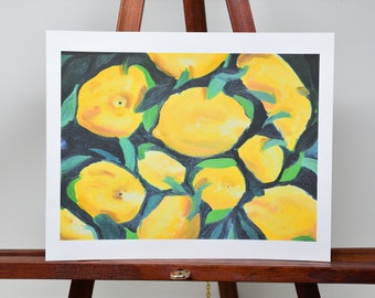 Lavish Lemon Tree Cardstock Art Print 