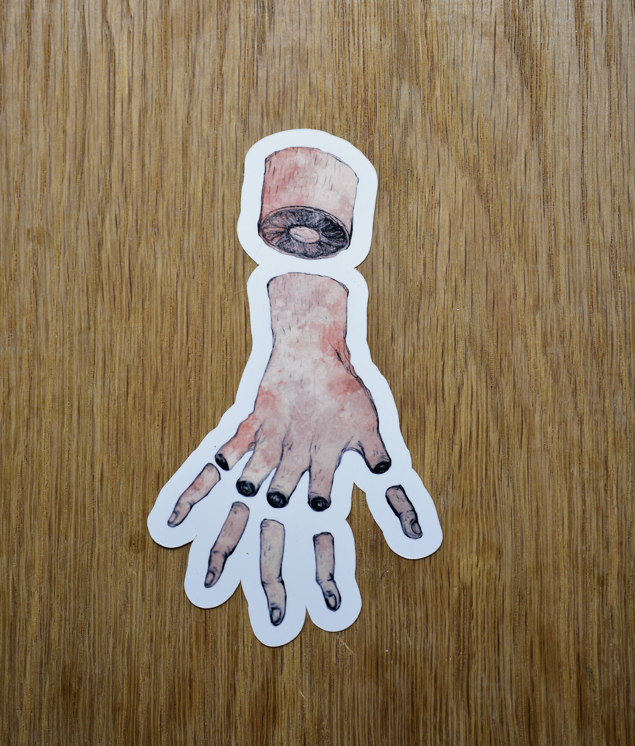 Severed Wrist And Severed Fingers Vinyl Sticker Horror Etsy