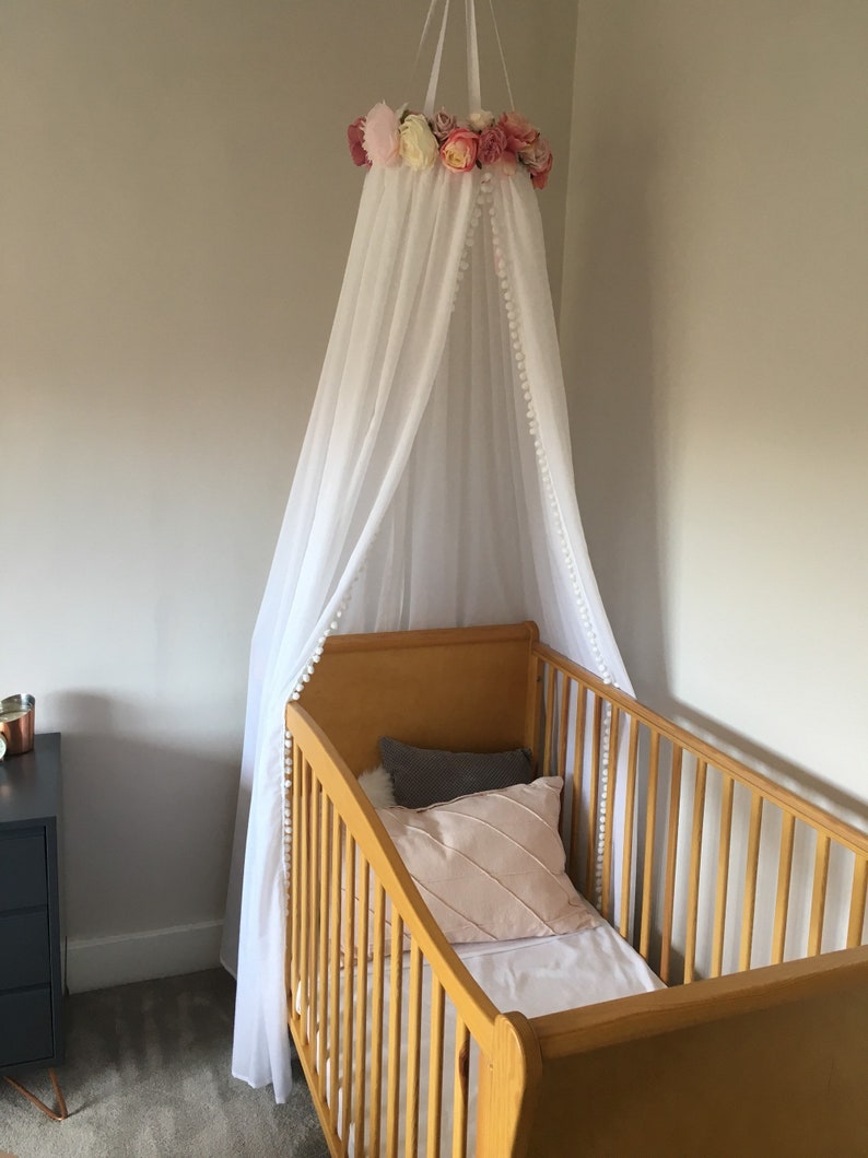 Floral Bed Canopy Reading Nook Princess Bedroom Fairytale Etsy