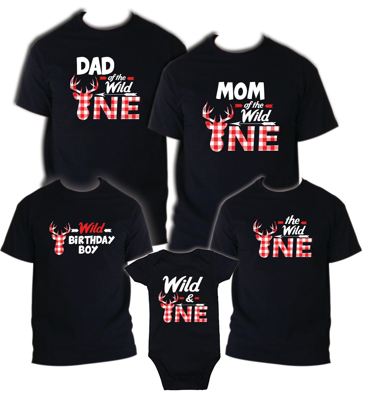 Wild One Birthday Shirt Family Matching 