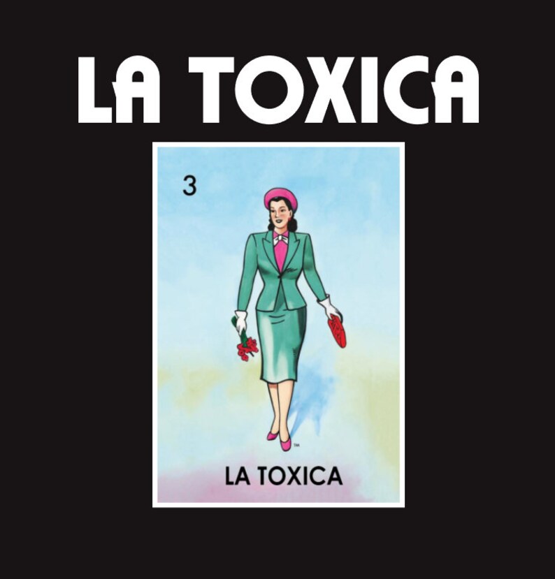 La Toxica Loteria Mexican Bingo Decal Sticker Car Decal Etsy