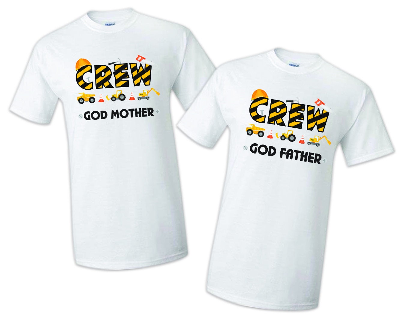 Construction Crew Birthday Matching T 