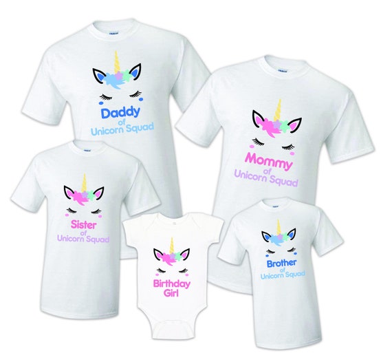 unicorn baby shower shirts