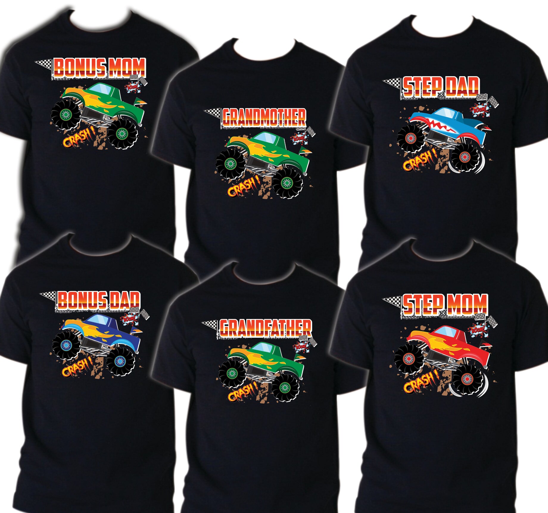 Monster Truck Birthday Jam Shirt Birthday Matching Tshirts Etsy España