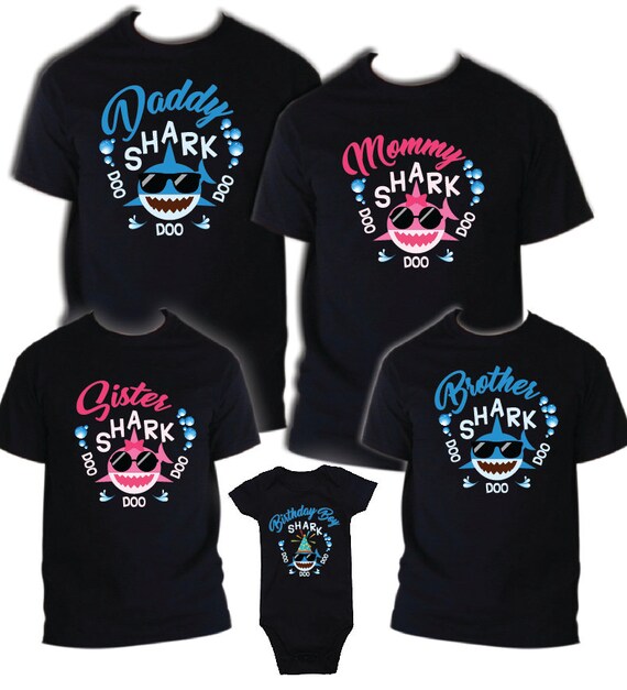 baby shark party shirts