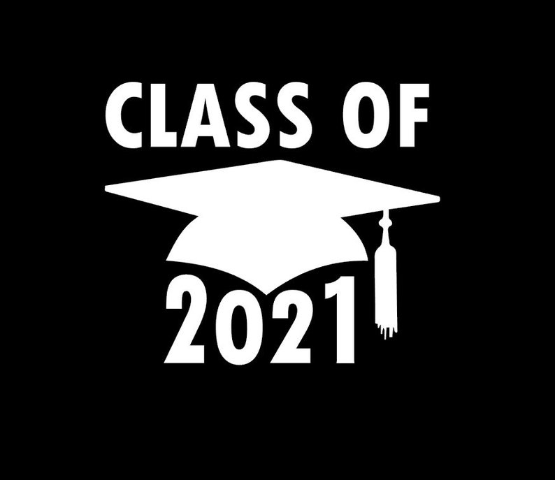 Class of 2021 Decal Window Vinyl Sticker Decal Vehicle Car  