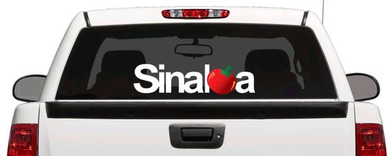 Eagle SIN Sinaloa Mexico escudo Car Window vinyl Sticker Decal Gobierno Mex