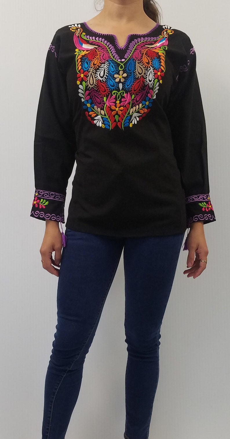 high neck silk blouse