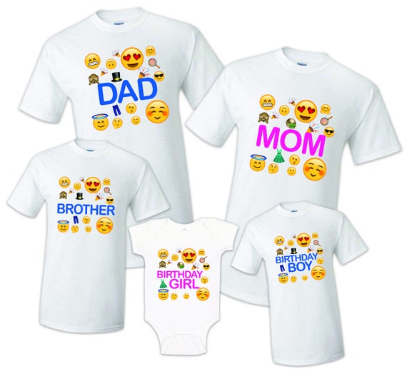 Emoji T-Shirt Emoji Laughing tears Cute Birthday Gift Heavy Cotton Toddler Kids T-Shirt Tee Clothing