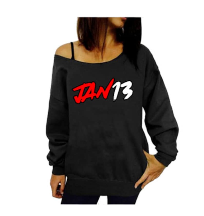 Ships in 7-14 business days Slouchy Tattered Wide Neck Off the Shoulder Sweatshirt S-5X Truly Oversized recommended to order a size down