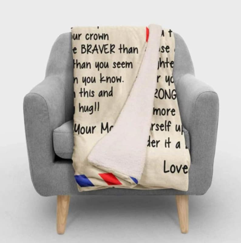 From DAD to Daughter Throw Blanket Gift Daughter Blanket for Etsy