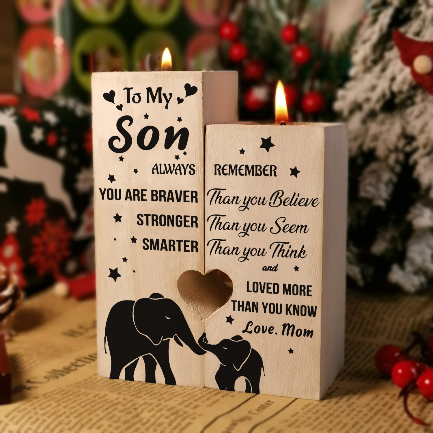 Sohn Geschenk an meinen Sohn paar Kerzenhalter Geschenk von Etsy