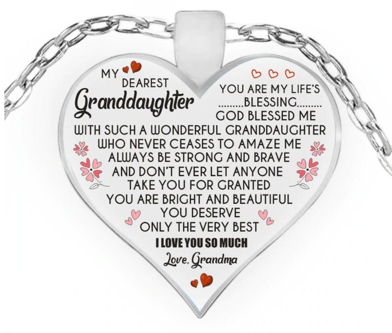 ThisYear Granddaughter Birthday Gifts I Love You So Much Pendant Necklace from Grandpa Grandma Kids Happy Birthday Gifts for Little Girl ThisYear Granddaughter Birthday Gifts I Love You So Much Pendant Necklace from Grandpa Grandma Kids Happy Birthday Gifts for Little Girl