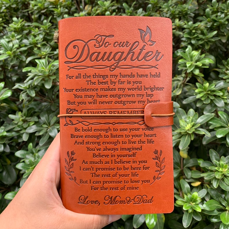 From Mom & Dad to Daughter Journal Gift Diary From Mom and Dad Etsy
