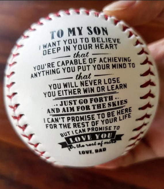 from Dad to Son Baseball Gift with Love from Father to Son Baseball Sport Ball Gift for Men Boys Birthday Graduation Christmas Dad Son Gift from Dad to Son Baseball Gift with Love from Father to Son Baseball Sport Ball Gift for Men Boys Birthday Graduation Christmas Dad Son Gift