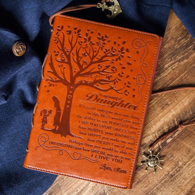 From Mom to My Daughter Journal Gift Heart Melting Message Etsy