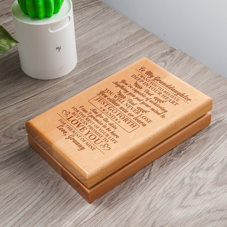 Customized Your Granddaughter Name Jewelry Box Gift From Etsy