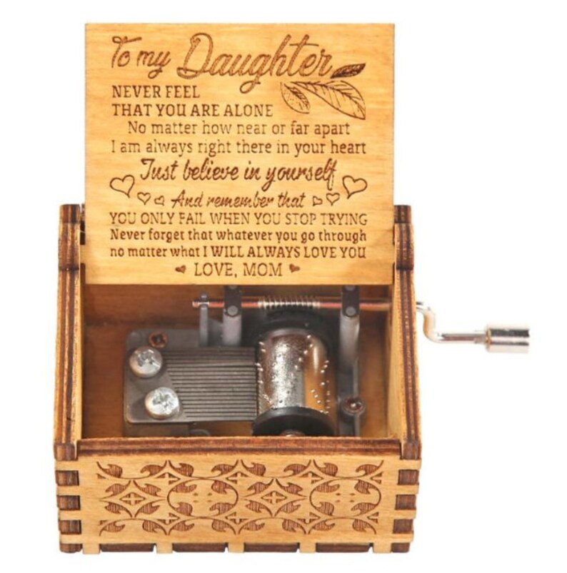 Daughter From Mom Music Box Gift Just Believe in Yourself Etsy