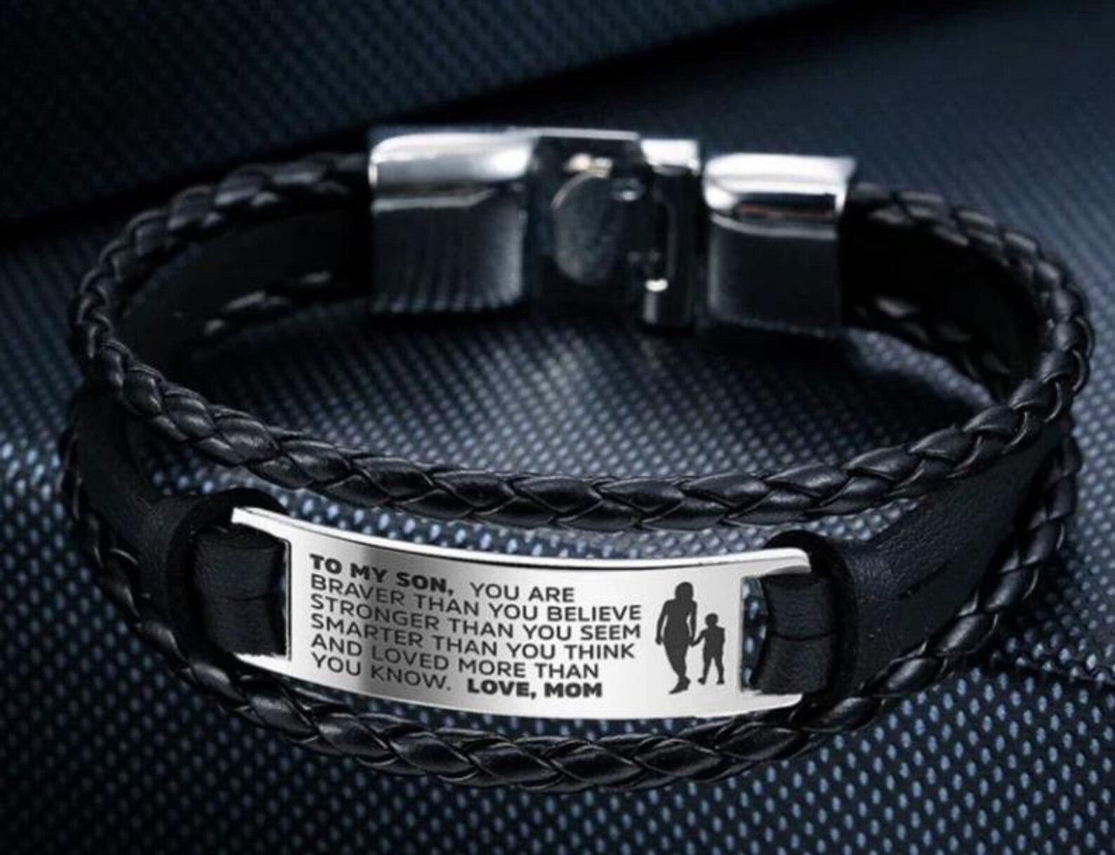 Zu meinem SON Armband Armband Geschenk von Mama Sohn Schmuck Etsy