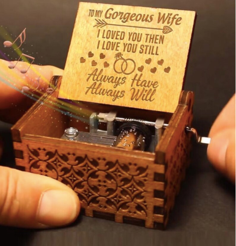 To My Wife Music Box From Husband I Love You Always Love Message From