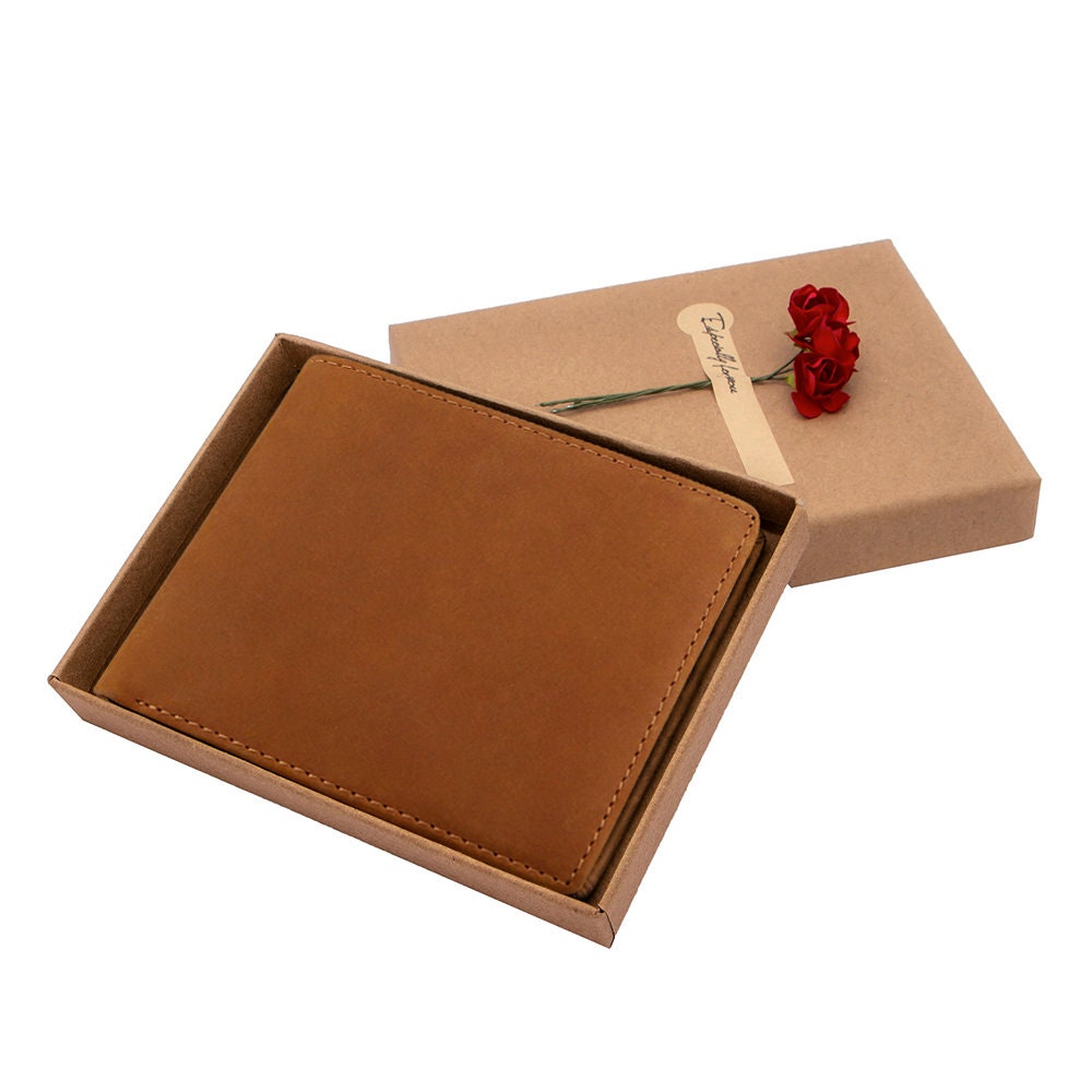 To My Boyfriend Wallet Gift From Girlfriend Leather Men Wallet Etsy