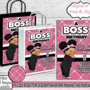 Boss Birthday Gift Bag-Boss Baby Birthday-Boss Baby Party-Boss Baby Party Favors-Boss Baby Treat Bag-Boss Baby Favor Bag-Boss Baby Girl