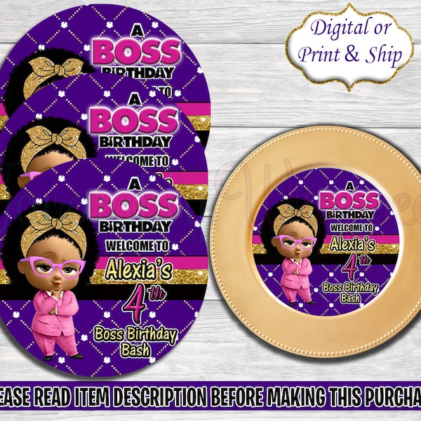 Boss Baby Geburtstags-Ladegerät Insert-Boss Baby-Boss Baby-Boss GeburtstagSparty-Boss Party-Boss Baby Papierteller Insert-Boss Baby Clipart