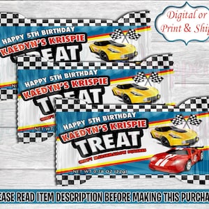 Rennauto Rice Krispie Treat-Hot Wheel Rice Krispie Treat-Race Car Birthday Party-Car Birthday-Hot Wheel Birthday-Race Car Dekorationen